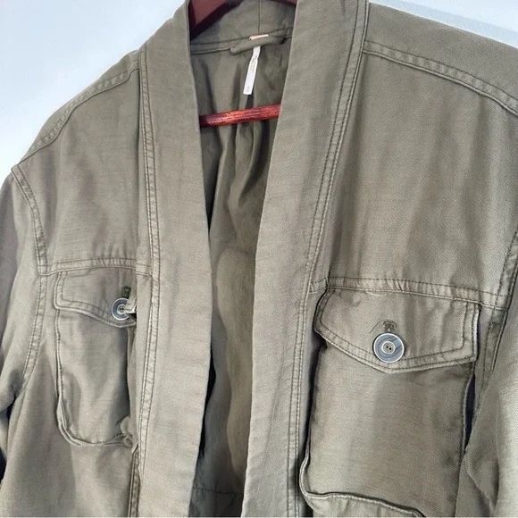 Free People In Our Nature Cargo Jacket Size Small - Picture 8 of 13